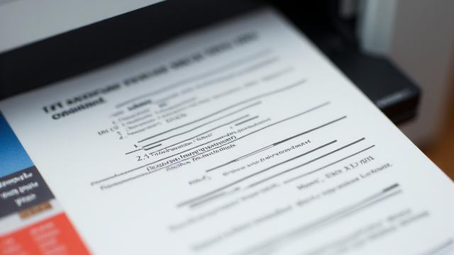 Printed document showing streaky and faded lines from an Epson inkjet printer