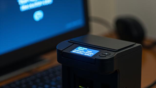 Printer showing an 'Offline' error message